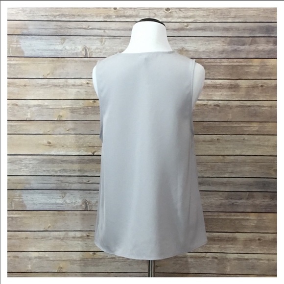 Tobi Debutante Deep V Tank Top in Grey - Picture 8 of 8